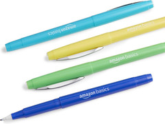 Felt Tip Marker Pens, Assorted Colors, for Art Projects, Writing, Drawing, and J