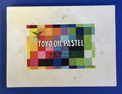 VTG. 1950’s-TOYO-OIL PASTELS-39 COUNT-Art Supply-Made in Japan