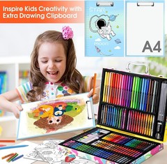 Art Supplies, Deluxe Drawing Painting Set for Kids Girls Boys Teens Coloring Art
