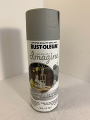 Rust-Oleum Imagine Cement Finish Spray Paint 12oz Natural Texture Gray Craft