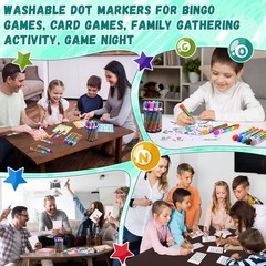 48 Pack Dot Markers for Kids, 24 Assorted Colors Daubers Bulk, Washable Marke…