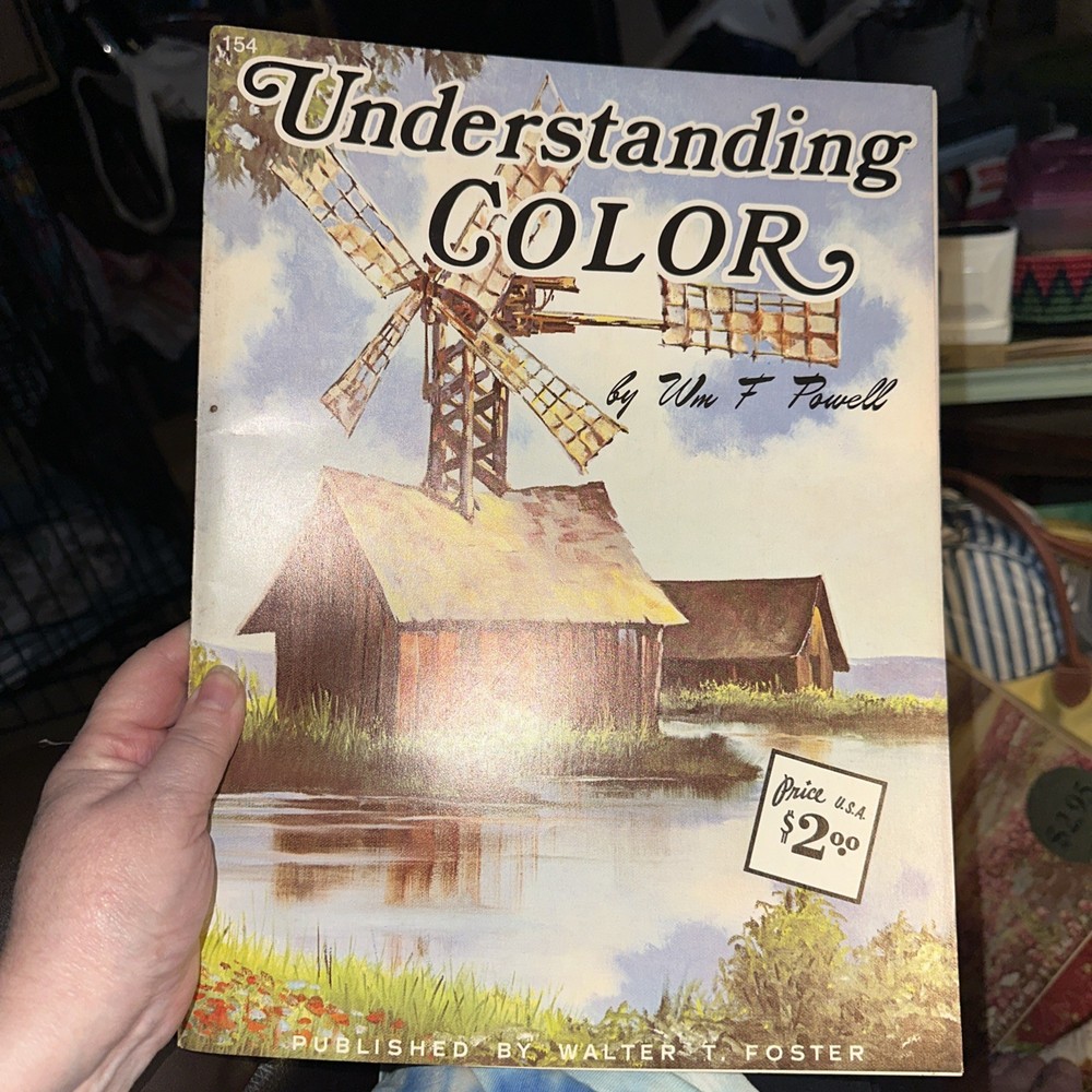 Understanding Color by Powell #154 Foster Oversize how to paint Art Book Vintage