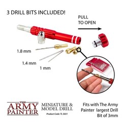 The Army Painter Miniature & Model Drill – Pin Vise Hobby Drilling with Three…