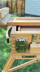 Mabef Italian Made French Style Field Easel Paint Box w/ Estate Provenance