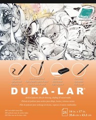 Grafix Dura Lar 0.005 Matte Film 14 x17 Pad 25 Sheets P05DM1417
