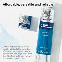 8ml Cotman Watercolor – Alizarin Crimson Hue Paint for Indoor & Outdoor Use