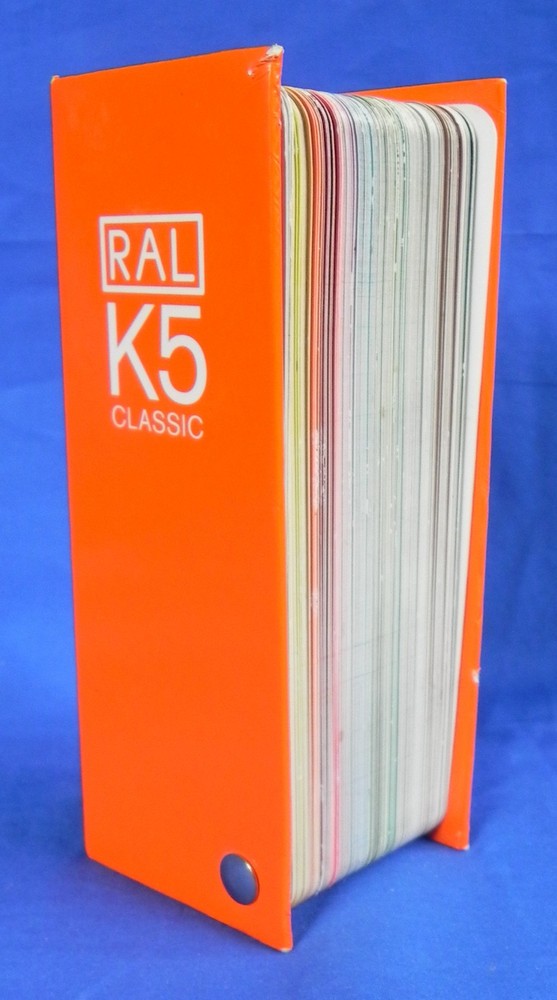 “RAL K5 Classic” Color Chart Set, 213 Cards (Swatches), Germany 2017 Edition