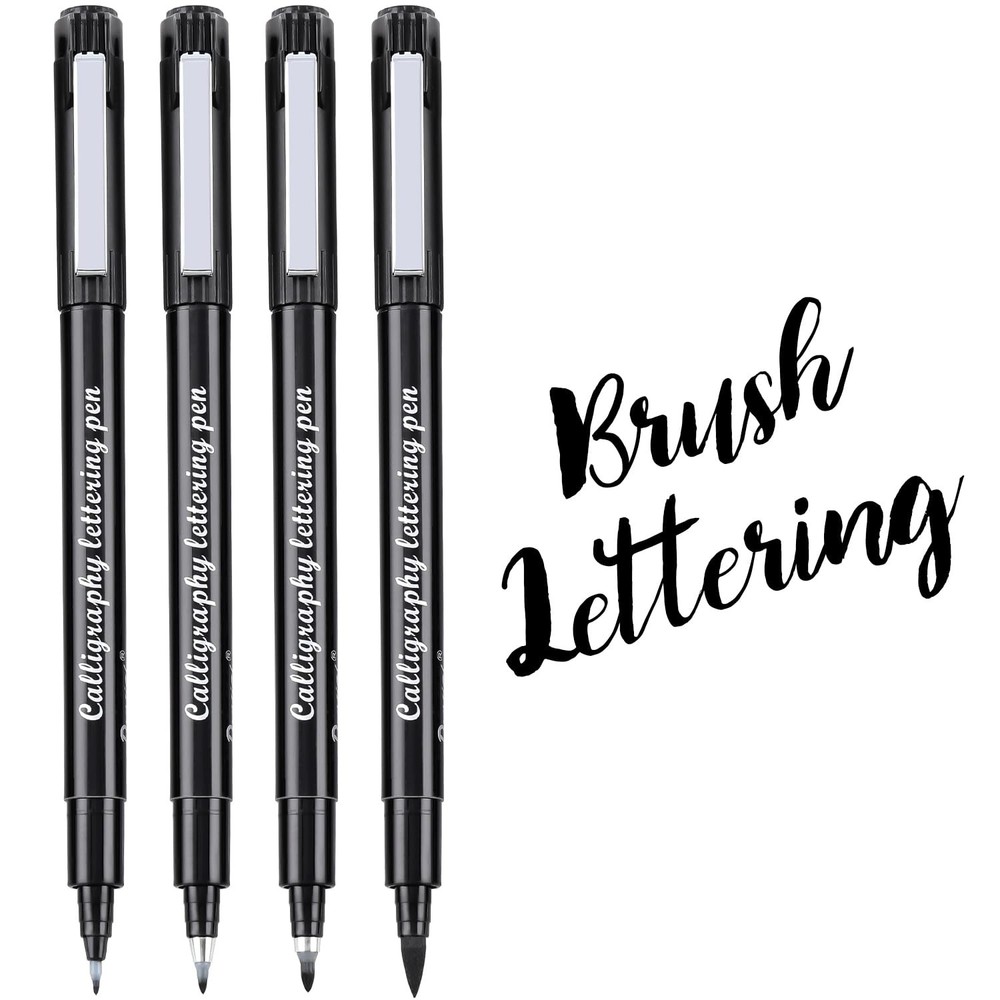 Hand Lettering Pens, Calligraphy Brush Pens Art Markers for Beginners Writing…