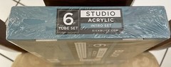 Blick Studio Acrylic 6 Tubes 4 Oz Each 24 Oz Total Artist Paint Intense Colors