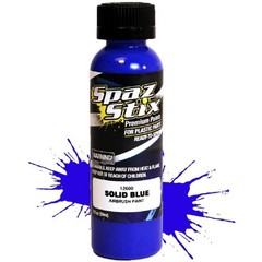 Spaz Stix 12600 Solid Blue Airbrush Ready Paint 2oz Bottle