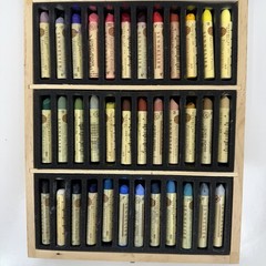 Sennelier Plein Air 36 Color Landscape Set In Wooden Case
