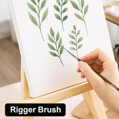 Rigger Liner Brushes, 6 Pcs Extra Long Fine Tip Paint Brush Set Script Pinstripi