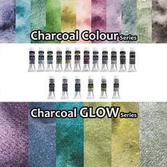Kusakabe Charcoal Glow 6-color Set 10ml Transparent watercolor 304952 Japan NEW