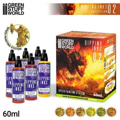Green Stuff World Paint Set 11694 – Dipping Ink Contrast Paint Collection 02