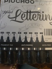 Calligraphy Lettering Pen Set 1,2,3 MM,BR,XS, S,M & L