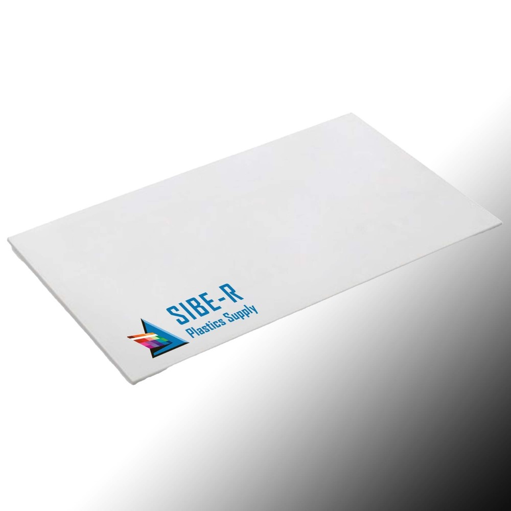 Polystyrene Plastic Sheet – White – 12″x24″ Sheet