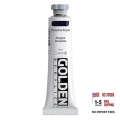 Heavy Body Acrylics, Dioxazine Purple, 2 fl. oz. Tube, Professional Acrylic