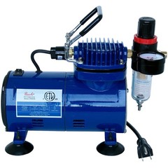 Paasche D500SR 1/5 HP Compressor with Regulator and Moisture Trap | Auto Shut…