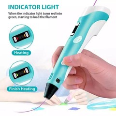 3D Printing Pen Set 3D Drawing Pen with Led Display 12 Color Filament Kid Gift
