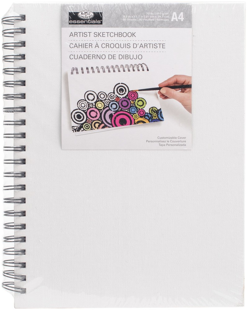 Canvas Cover Sketchbook 8.3X11.7