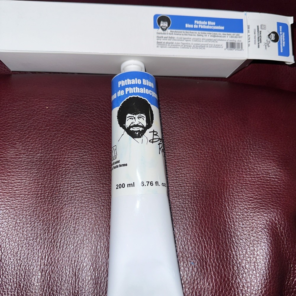 Bob Ross Oil Paint 200ml-Phthalo Blue 6.76 Fl Oz 750016332 Pack Of 1