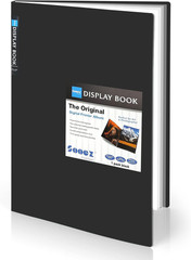Sooez Art Portfolios 11″X17″, Large Portfolio Folder with 30 Pockets & Black Inn