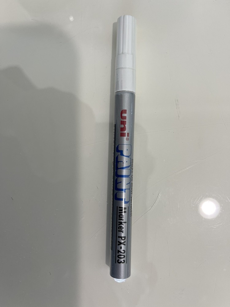 Uni-Paint 63723-PX-203 extra-fine tip permanent paint marker 1 ea – SILVER