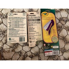Vtg Crayola Total Tool Staple Binney Smith Electric Pencil Screamin’ Markers Lot