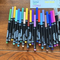 36 Arteza Real Brush Pens & 22 Crayola Markers