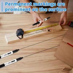 craftinova Black Ultra Fine Point Permanent 1 Count (Pack of 30),