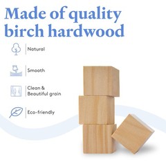Wood Cubes 1/2 inch Unfinished, Small Blocks, Crafts & Décor | Woodpeckers