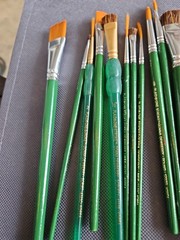 18 Plaid One Stroke Folk Art Donna Dewberry Brushes New And Gently Used