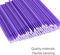100pcs Car Touch Up Paint Brushessingle-use Micro Brushes for Refinishing Car D