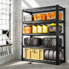 Nnovaroom 72″ Adjustable Metal Double Layer Column Shelving, Commercial Grade Ut