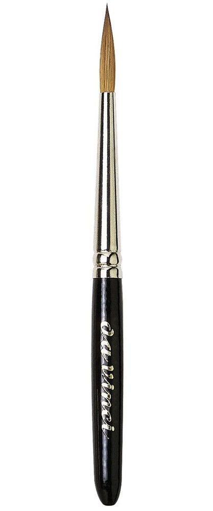 da Vinci Travel Series 902 Maestro Mini Brush, Round Kolinsky Red Sable with …