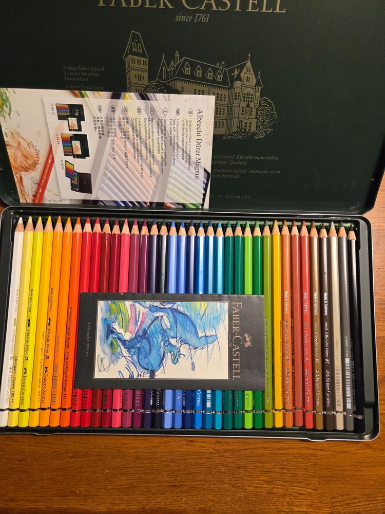 BRAND NEW FABER-CASTELL 36 COUNT WATERCOLOR PENCILS MADE IN GERMANY