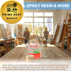 TCP Global Complete Paint Mixing Deluxe Kit, Wood (Natural)