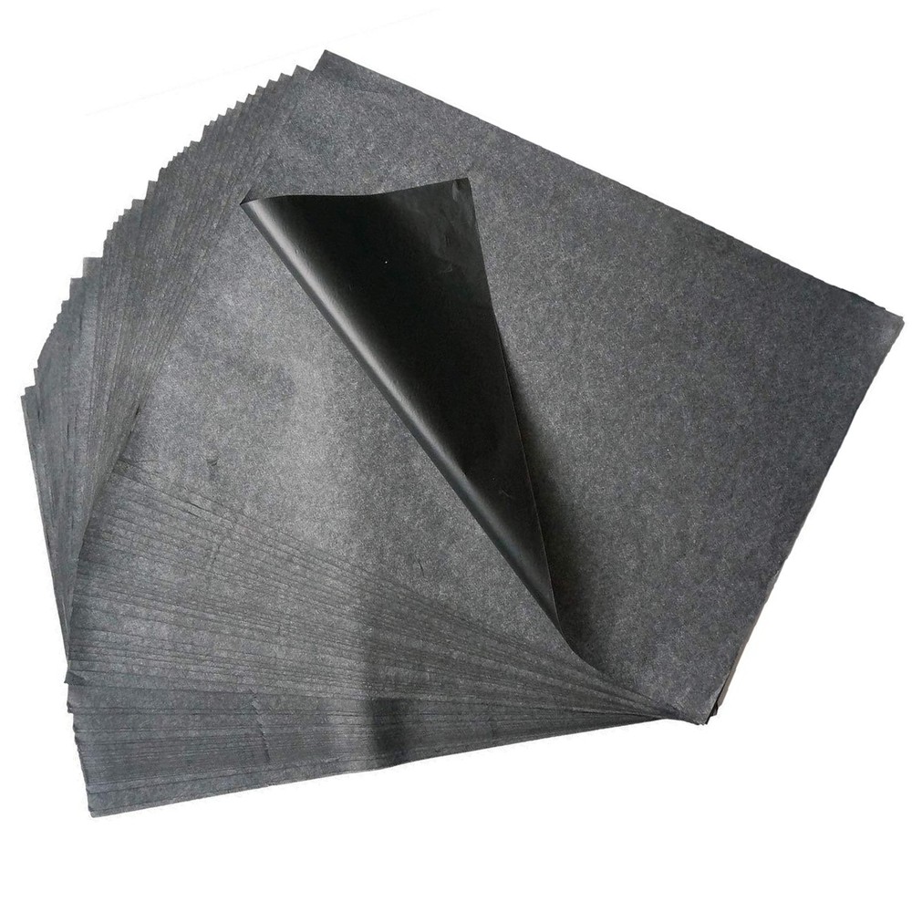 100 Sheets A4 Carbon Transfer Tracing Graphite Paper for Wood Carving Canvas M
