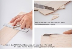 12 Pack Balsa Wood Sheets 1/8 x 4 x 8 Inch Natural Wood Color Unfinished Wood…