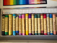 Vintage NIJI Oil Pastel 24 Colours Made in Japan and Cray-Pas Colors 25 Set