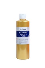 211-162 Washable Paint 16 Oz Metallic Gold Craft Arts Painting Supplies
