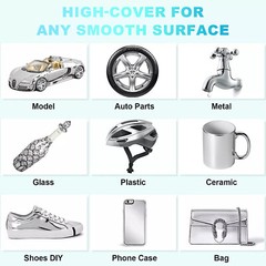 3PACK Liquid Chrome Marker Pump Model Silver Mirror DIY Highlight Multifunction