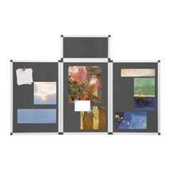 Free Standing Versatile Layout Folding Presentation Board Rotates 360° Degrees