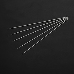 5pcs Airbrush Needle Accessories Painting Machine Gravity Feed Part Fluid 0.2mm