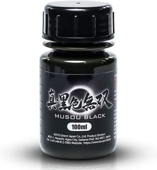 New version Kokushoku Musou Black Blackest Water-based Acrylic Paint 100ml Ninja