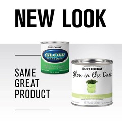 Rust-Oleum 214945 Glow in the Dark Brush-On Paint 7oz Green – Fast Drying