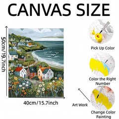 DOTSTART Paint by Numbers Kit for Adults 15.7 x 19.7 inches, PB186-1
