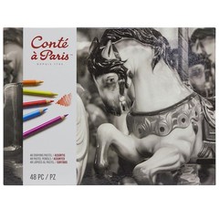 48 Count Assorted Pastel Pencils