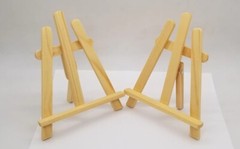 5″ Mini Natural Wood Display Easel A-Frame Artist Tripod Table Holder Stand 2-EA