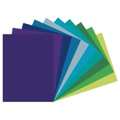 “Tru-Ray Heavyweight Construction Paper Cool Assorted Colors 9″” x 12″” 50 Sh…